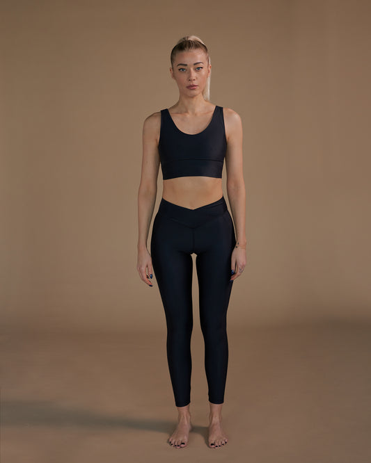 Yoga set V Shape black