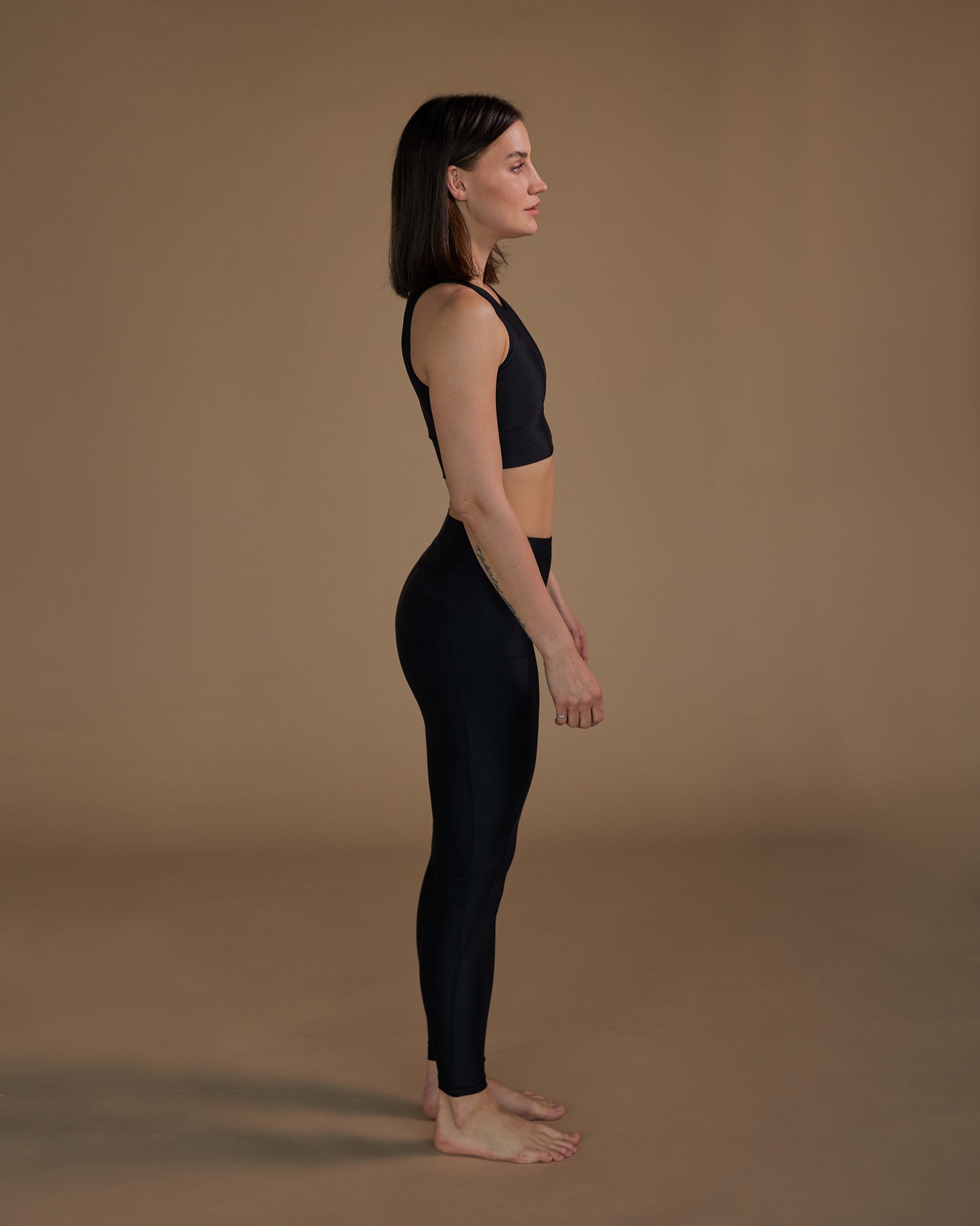 Yoga set Straight Shape black
