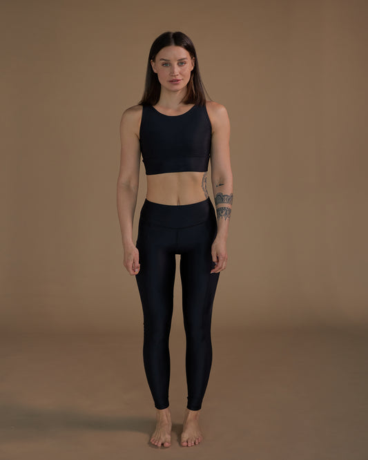 Yoga set Straight Shape black